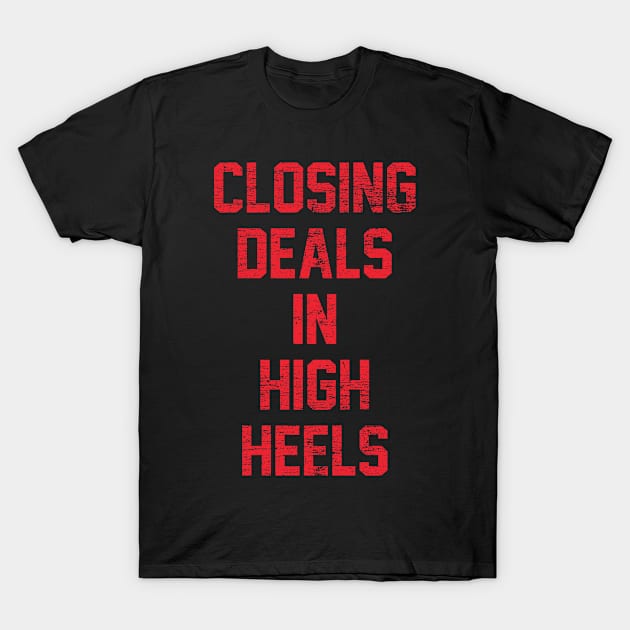 High Heels Business Businesswoman T-Shirt by Teeladen